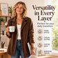Women's Casual Corduroy Button-Down Jacket