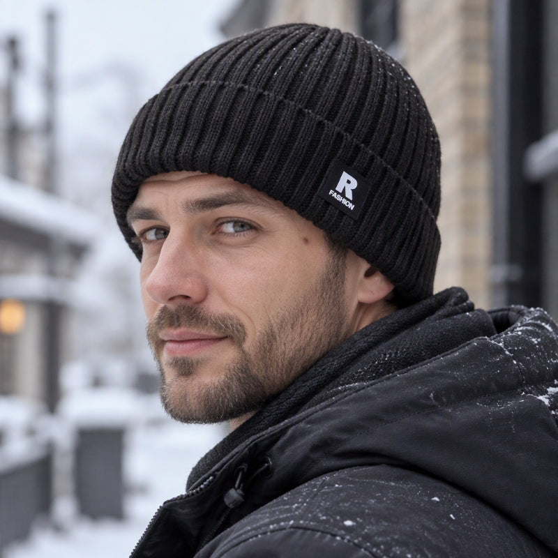 🧢 Men's Slouchy Knit Warm Skull Cap