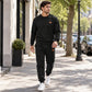 🌈 Men's Casual Textured Jacquard Sports Set