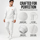 🌈 Men's Casual Textured Jacquard Sports Set