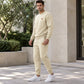 🌈 Men's Casual Textured Jacquard Sports Set