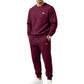🌈 Men's Casual Textured Jacquard Sports Set