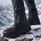 🌧️❄️ Waterproof Plush-Lined Winter Boots – All-Weather Mud & Snow Grip 👢