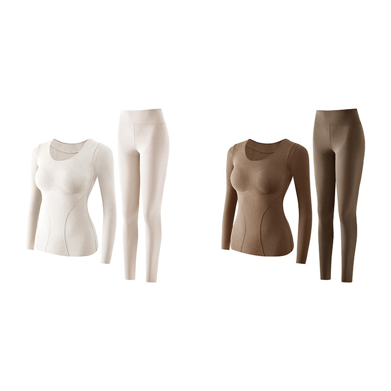 Women's Seamless Self-Heating Thermal Underwear Set