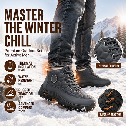 🔥Men's Warm Plush-Lined Snow Boots