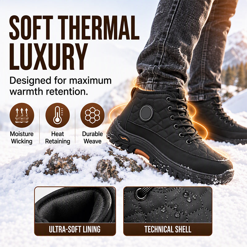🔥Men's Warm Plush-Lined Snow Boots