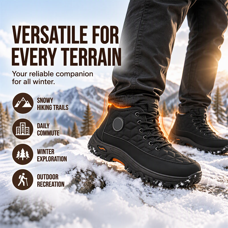 🔥Men's Warm Plush-Lined Snow Boots