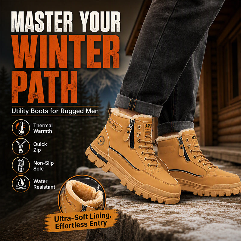 ✨Men's Winter Non-Slip Warm Lining Boots