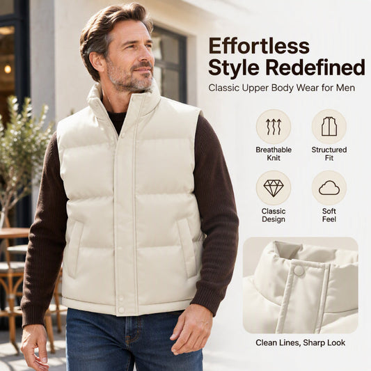 ❄️Men’s Stand-up Collar Windproof and Warm Vest