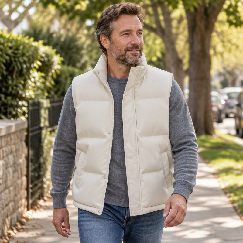 ❄️Men’s Stand-up Collar Windproof and Warm Vest