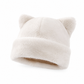 🐱Women Fluffy Faux Mink Fur Beanie Hat with Cute Bear Ears Warm Winter Cold Weather Pullover Cap🧢