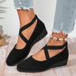 Women's Pointed-Toe Wedge Slip-On Shoes