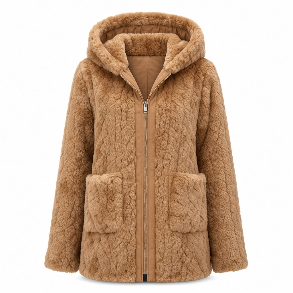 💖Black Friday Mega Deal 💖 ❄️Women's Casual Plush Solid Color Cardigan🧸