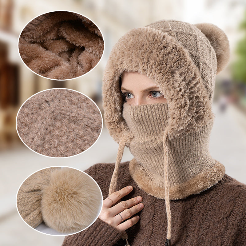 3-in-1 Winter Balaclava for Women