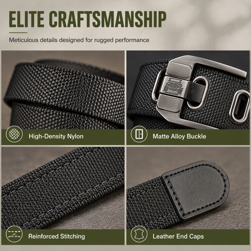 🎁2026 New Arrivals💥Last Day Sale 💥Rugged Outdoor Woven Tactical Belt with Metal Buckle