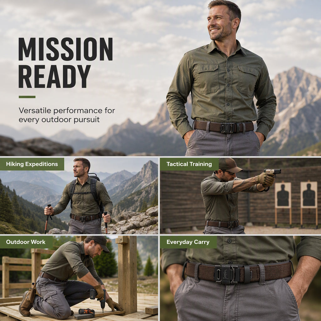 🎁2026 New Arrivals💥Last Day Sale 💥Rugged Outdoor Woven Tactical Belt with Metal Buckle