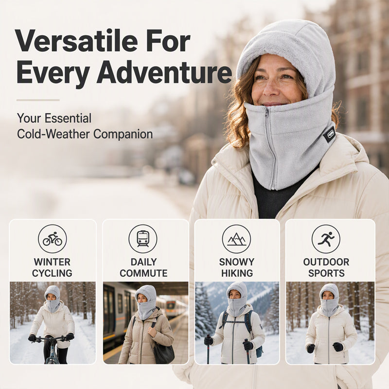 ❄️🔥Winter Warm Balaclava with Zipper