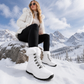 Women's Cozy Lace-Up Snow Boots