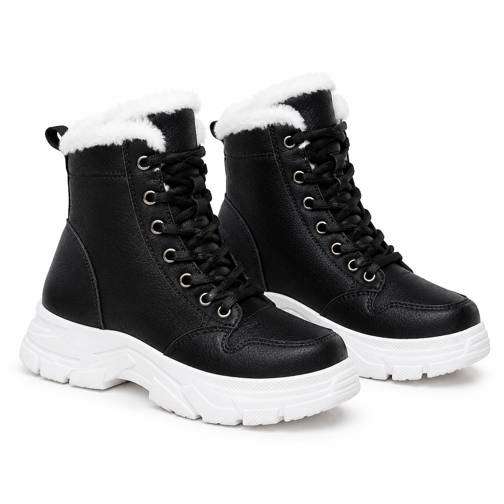 📢🎉50%Rabatt!!!🛍️✨Damen Winter-Schneestiefel, warme, mit Plüsch gefütterte, hochgeschlossene Knöchelstiefel