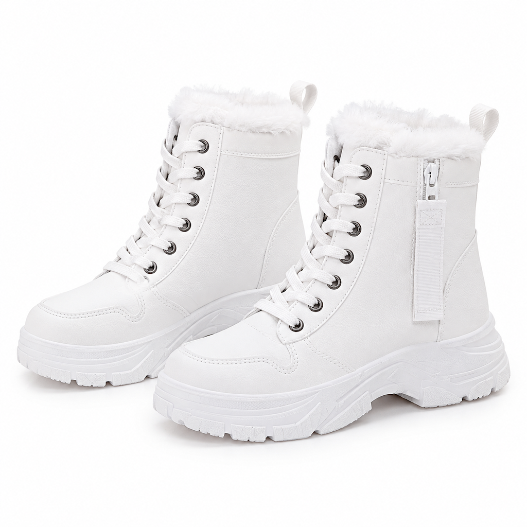 📢🎉50%Rabatt!!!🛍️✨Damen Winter-Schneestiefel, warme, mit Plüsch gefütterte, hochgeschlossene Knöchelstiefel